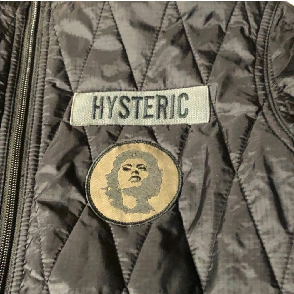 Hysteric Glamour Quilted Ladies Small Black Jacket